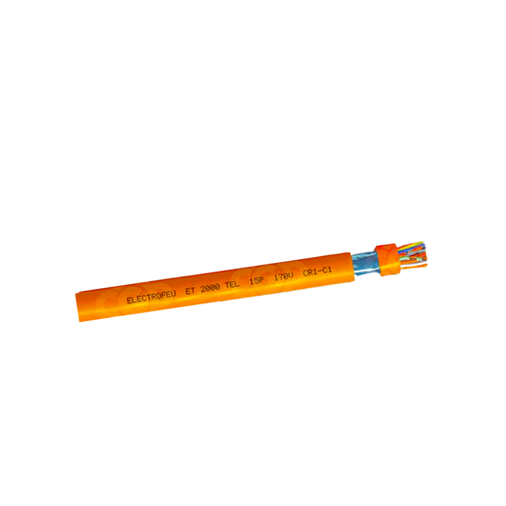 ELECTROFEU ET2000TEL 2P0.63mm2 orange - T-1000m