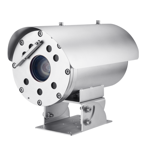 Explosion Proof Stainless Steel Bullet Camera with Built-in Wiper and IR 70m